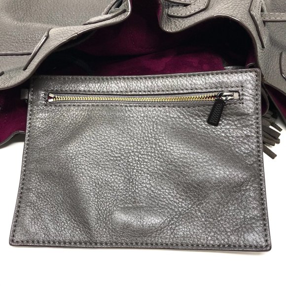 Rebecca Minkoff Grey Drawstring Backpack main image 6